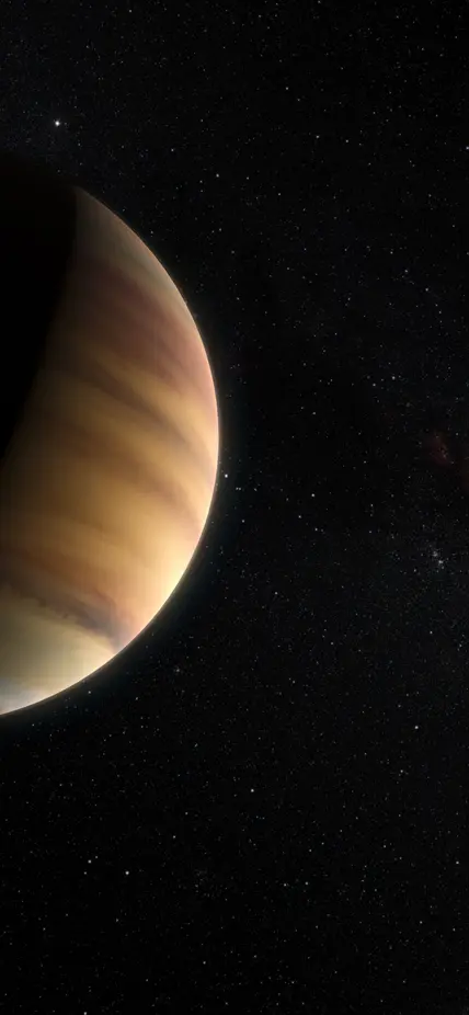 artist's impression of 51 Pegasi b. Courtesy ESO/Kornmesser.