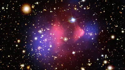 Image of the Bullet Cluster courtesy of ESA