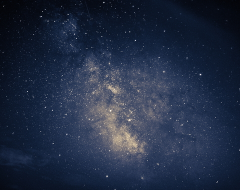 Starry sky background with Milky Way.