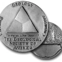 Arthur L. Day Medal courtesy Geological Society of America