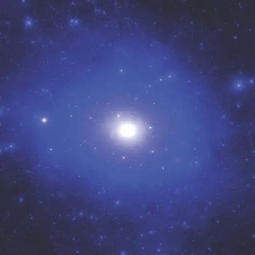 Dark matter in a simulated galaxy like our own Milky Way, courtesy of Andrew Wetzel.