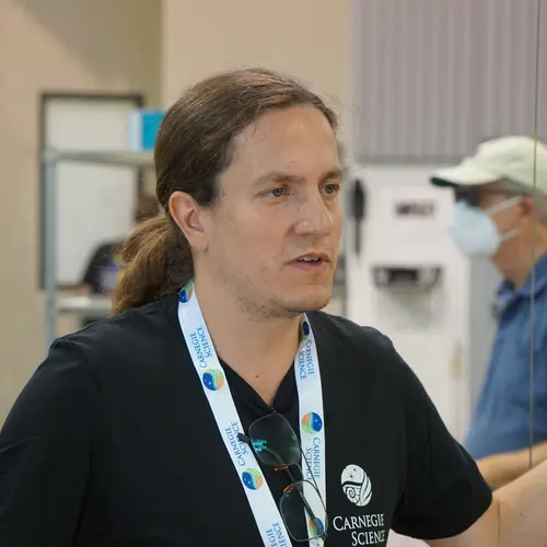 Henrique Marquez Reggiani at the Carnegie Observatories Open House